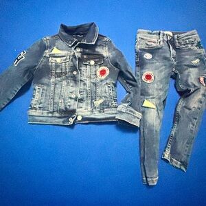 Boy’s Denim Jacket - Blue Washed Boy’s Denim Jeans